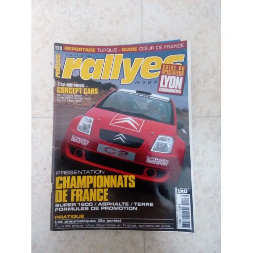 Rallyes Magazine  N° 123 : Presentation Championnats De France