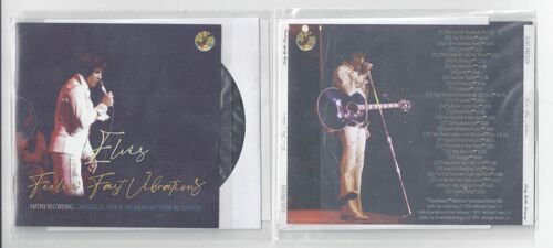 Elvis Presley Feelin' Fast Vibrations Matrix Recording Audience / Soundboard 21/08/974 M.S. Disc Original Édition Limitée À 500 Ex 29 Tracks Livret E