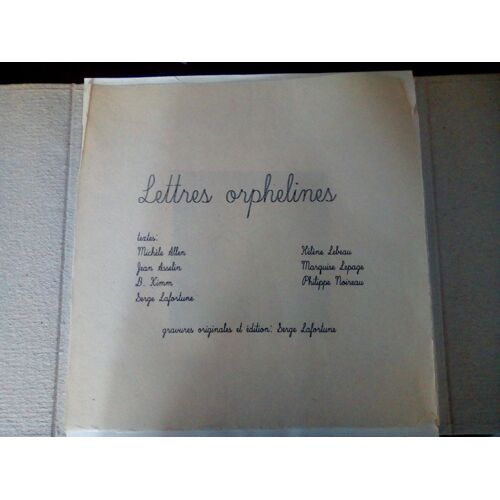 Lettres Orphelines