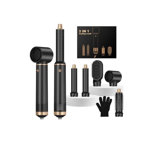 Sèche Cheveux Brosse À Air Chaud Multi Fonctionnel 5 En 1