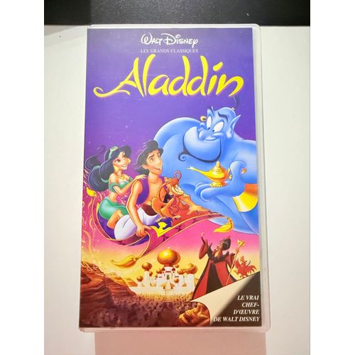 Cassette Vhs Disney Aladdin - Les Grands Classiques Rare 