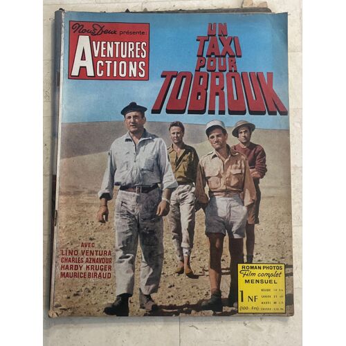 Aventures Actions - Un Taxi Pour Tobrouk - Avec Lino Ventura & Charles Aznavour - 