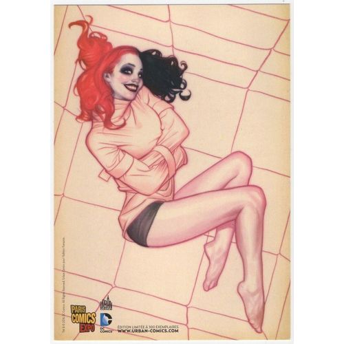 Ex-Libris - Para Bd Harley Quinn (Adam Hughes) Tirage 300 Exemplaires - Urban Colics / Paris Comics Expo 2016