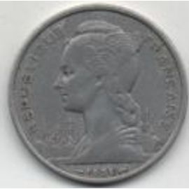 Pièce 5 Francs Réunion 1955