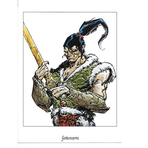 [ Para B.D. ] Ex-Libris Chroniques De La Terre Fixe ( Caza, Fantasmagories )