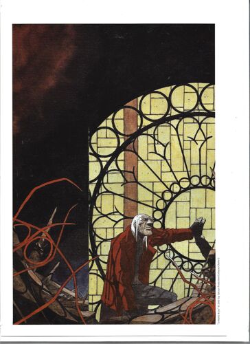 [ Para B.D. ] Illustration / " Lithographie " : Le Maître De Jeu ( Corbeyran, Charlet G, Delcourt, Portfolio Couvertures Mythiques, 2000 )