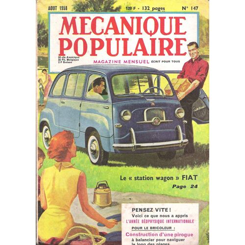 Mécanique Populaire 147 - Août 1958