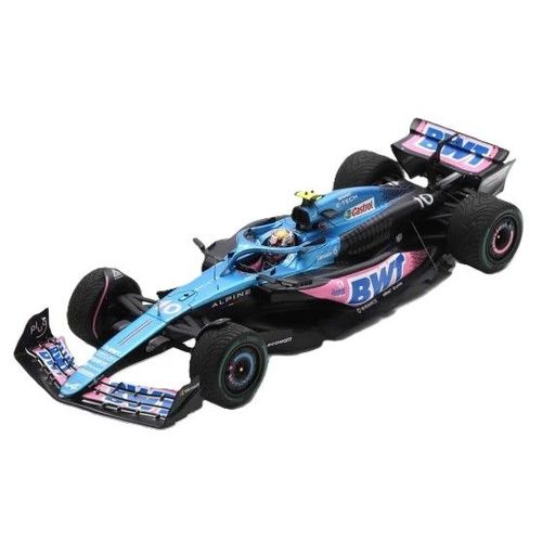 Voiture Bburago - Alpine A524 #10 (Gasly), Avec Casque - Échelle 1:43-Bburago