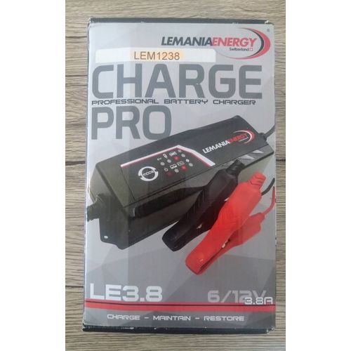 Chargeur De Batterie Intelligent Auto/Moto 6/12v 3.8a