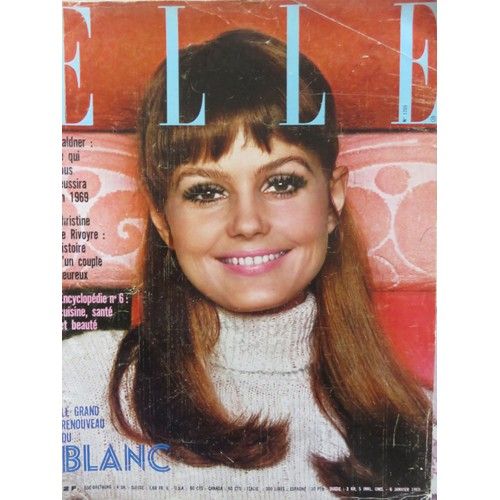 Lot Revue Elle - Mode Fashion - Johnny Adamo - 06 Janvier 1969 - N°1203