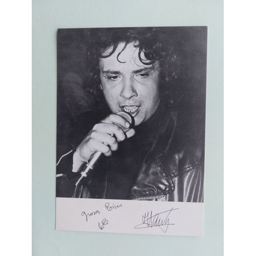 Carte Postale Dédicacée Michel Sardou