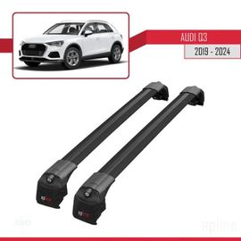 Barres De Toit - Ace-2 - Audi Q3 (F3) 2019-2024 - Aluminium - Noir - Charge Utile 300 Kg