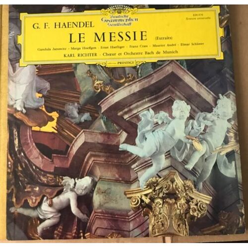 33 Tours Vinyl - Haendel - Le Messie - Karl Richter
