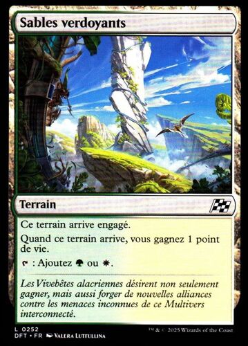 Sables Verdoyants - Magic - Aetherdrift Vf - C - 252