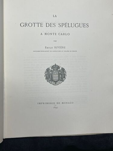 La Grotte Des Spelugues À Monte Carlo 1897 Émile Rivière