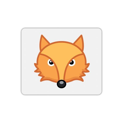Tapis de souris rectangle imprimé renard cartoon
