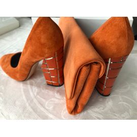 Chaussures À Talons 38,5 Casadei , Orange