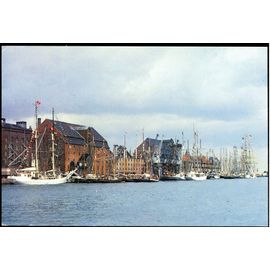 Carte Postale The Harbour, Copenhagen , Denmark, 1990