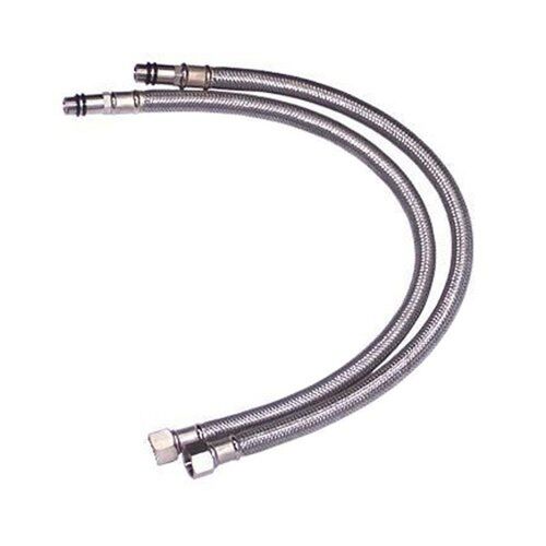 1 paire Tuyaux/Flexibles d'eau de robinet Acier inoxydable WD