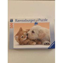Puzzle Chat Et Chien De 500 Pièces - Ravensburges
