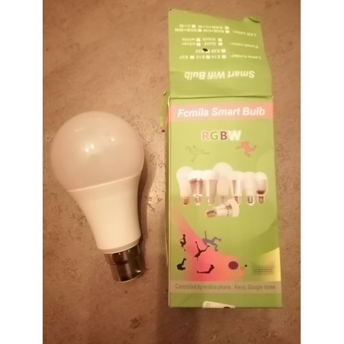Ampoule Connectée Rgb Couleur Ou Blanche Baillonnette B22