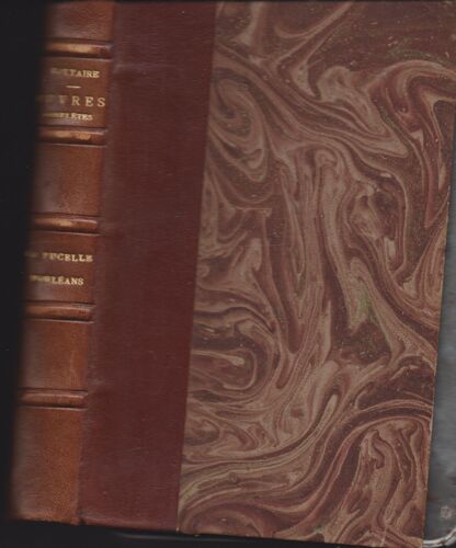 Essai Sur La Poésie Épique .- La Pucelle D'orléans.- Poèmes. Oeuvres Tome 8