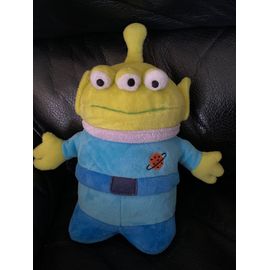 Disney Store Toy Alien 7 Mini Bean Bag Peluche Jouet Poupée Bleu Jaune Vert 21cm