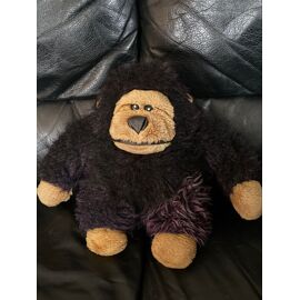 Doudou Peluche Gorille Noir Et Beige Sandy 28cm