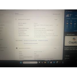 HP Laptop 15s-eq2xxx - 15" AMD Ryzen 7 5700U - 1.8 Ghz - Ram 8 Go - DD 512 Go