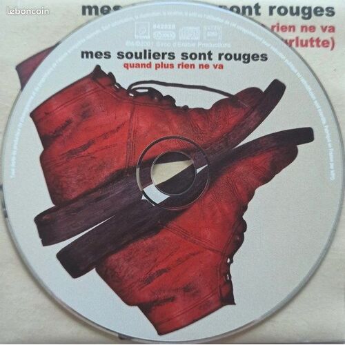Cd 2 Titres Mes Souliers Sont Rouges – Quand Plus Rien Ne Va (La Turlutte)