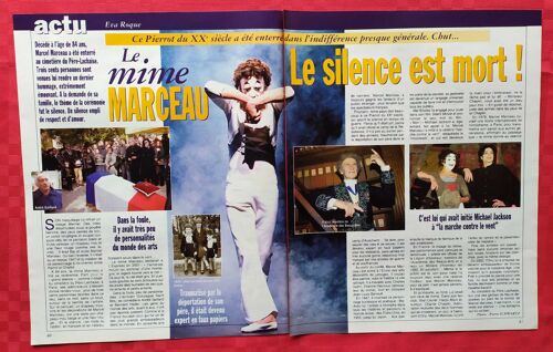 Ici Paris N°3248 - Marcel Marceau - Coupure De Presse, Clipping De 2007