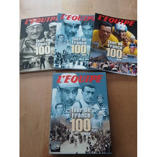 Coffret L’Équipe 100 Ans Tour De France En 3 Volumes