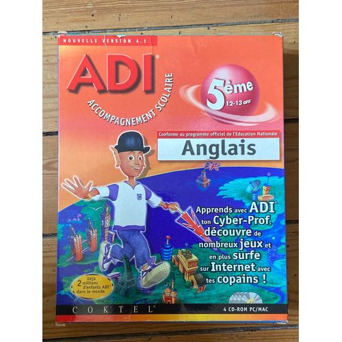 Adi Accompagnement Scolaire Anglais 5eme 12-13 Ans