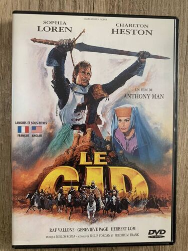 Dvd Le Cid (1961) - Avec Charlton Heston Et Sophia Loren/ 45/M3