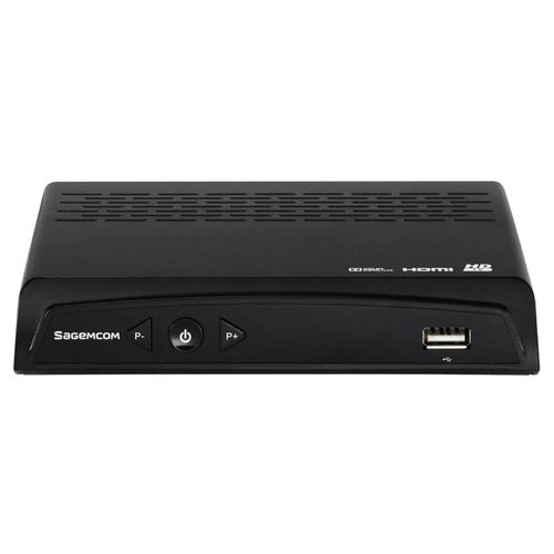 Décodeur TNT HD SagemCom DT84 HD DT84HD récepteur enregistreur numérique DD externe ou mémoire flash clé USB adaptateur Pour capter les chaînes gratuites de la TNT HD sortie HDMI ou péritel