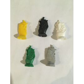Lot De 5 Pions De Jeu Pour Le Jeu Long Cours Miro