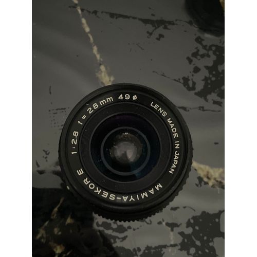 Objectif Mamiya-sekor E 1:2,8 1=2,8mm 49ø lens made in japan 