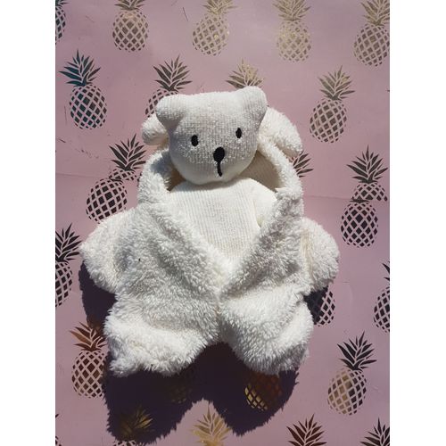 Ours Catimini Blanc Petit Model