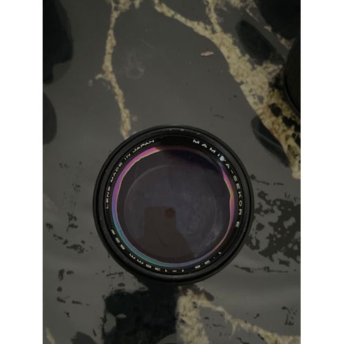 Objectif Mamiya-sekor E 1:2,8 f=-16,222 °C 135mm 52ø Lens made in japan