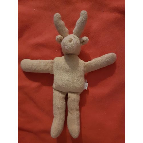 Peluche Doudou Cerf Okaidi Beige