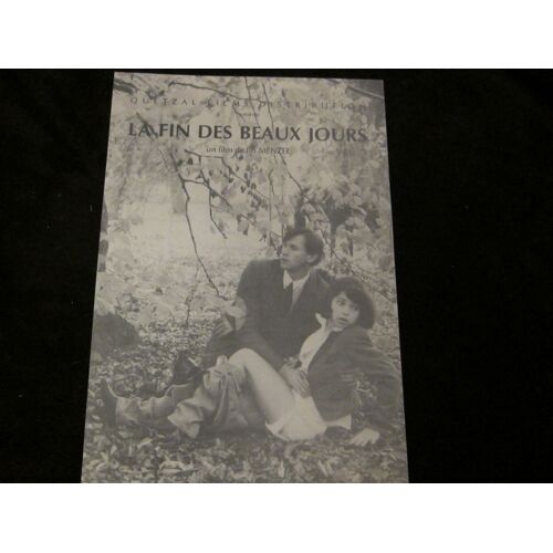 Dossier De Presse Du Film : La Fin Des Beaux Jours De Jiri Menzel - Film Sorti Officielement Sous Un Autre Titre : La Fin Du Bon Vieux Temps) - Un Film Tchécoslovaque 1989 - Curiosité !!