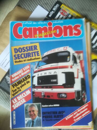 Camions Magazine 7 De 1983 Mayet,24h Mans,Renault S150,Mercedes 210c,4053 As,Saurer