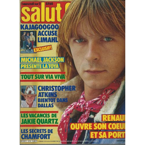 Salut 09/11/1983 Renaud, Kajagoogoo, Michael & Latoya Jackson, Christopher Atkins, Jakie Quartz, Alain Chamfort, Gazebo, Depeche Mode, Paul Young, Nina Hagen, Marc Minelli, Costello, Via Viva, Vartan