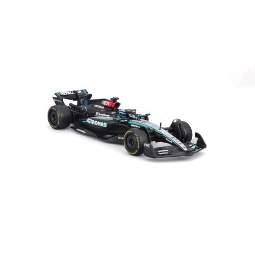 Voiture Bburago - Mercedes-Amg F1 W15 E Performante #63, Avec Casque - 1:43-Bburago