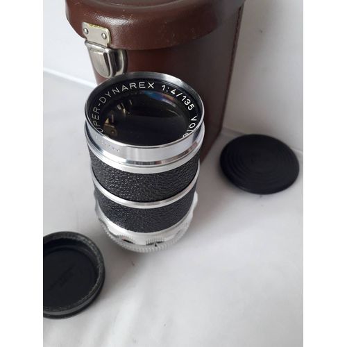 VOIGTLANDER OBJECTIF 135/4 SUPER-DYNAREX pour BESSAMATIC et ULTRAMATIC