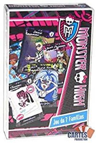 Jeu De 42 Cartes : 7 Familles "Monster High"