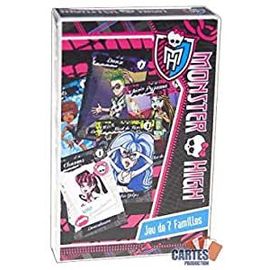 Jeu De 42 Cartes : 7 Familles "Monster High"