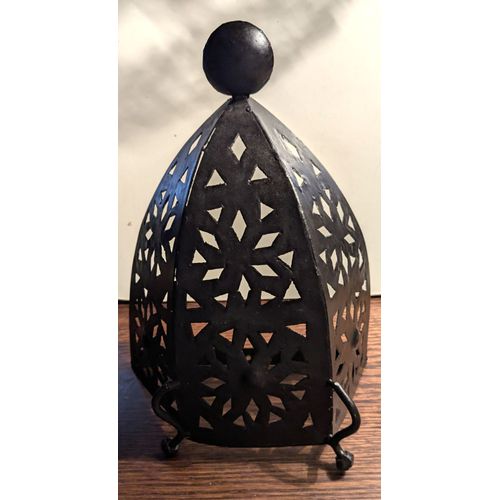 Cache Applique Style Marocain en fer forgé noir