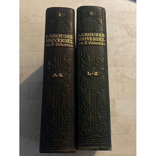 Larousse Universel En 2 Volumes - Nouveau Dictionnaire Encyclopédique - Par Claude Augé 