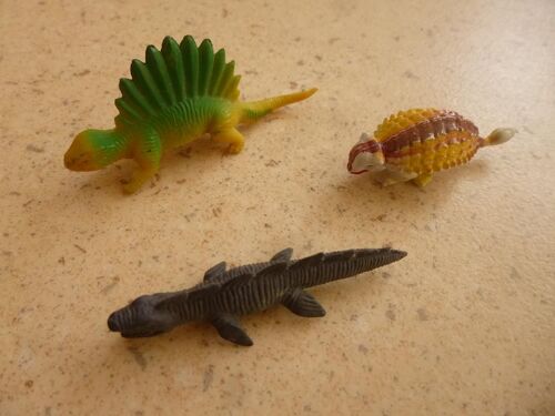 Lot De 3 Figurines Dinosaures